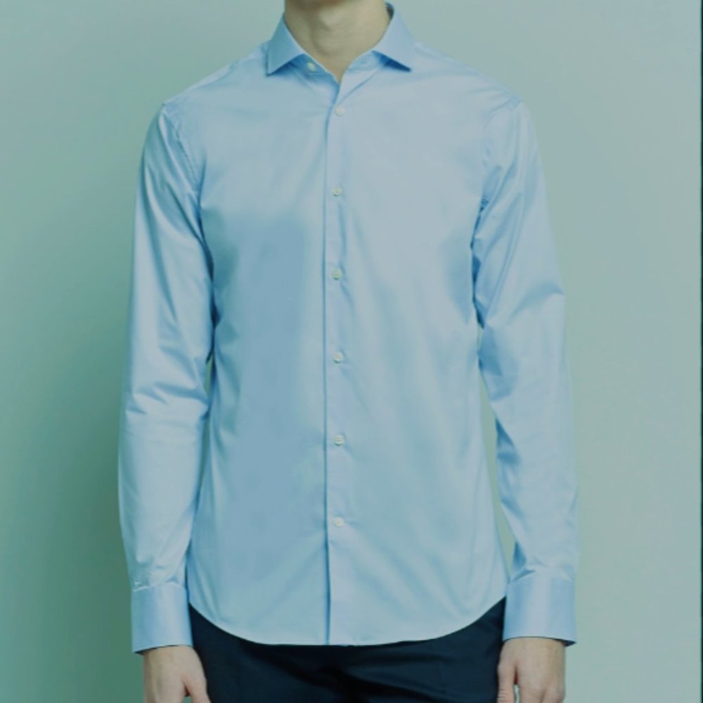Brand new Tiger of Sweden men's blue button-down dress shirt